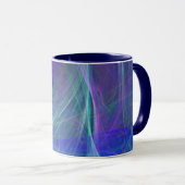 Mug Blue Purple Turquoise Airy Abstraction (Devant droit)