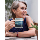 Mug Blue Ridge Mountains, Montebello personnalisable