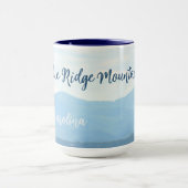 Mug Blue Ridge Mountains Photographique Personnalisabl (Centre)