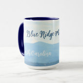 Mug Blue Ridge Mountains Photographique Personnalisabl (Devant gauche)