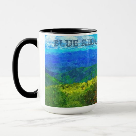 Mug Blue Ridge Parkway Aquarelle (Gauche)