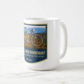 Mug Blue Ridge Parkway (bike2) (Devant droit)