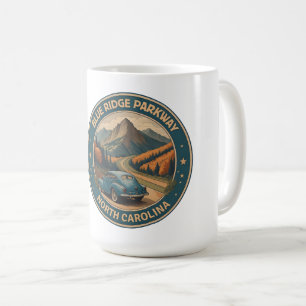 Mug Blue Ridge Parkway Pittoresque En voiture classiqu