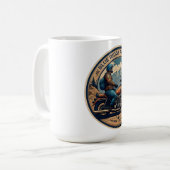 Mug Blue Ridge Parkway Pittoresque Vélo de moto (Devant gauche)