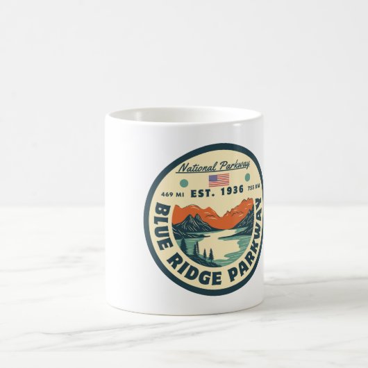 Mug Blue Ridge Parkway Scenic Byway Virginia North C (Centre)