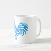Mug Blue Rooster (Devant droit)