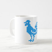 Mug Blue Rooster (Devant gauche)