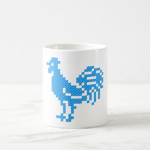 Mug Blue Rooster