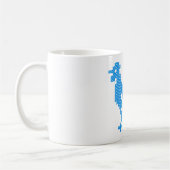 Mug Blue Rooster (Gauche)