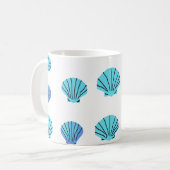 Mug Blue seashell (Devant gauche)