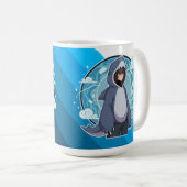 Mug Blue Shark Boy Anime Art (Devant droit)