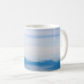 Mug Blue sky and mountains view from airplane stylized (Devant droit)