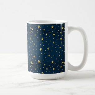 Mug Blue Sky Golden Stars