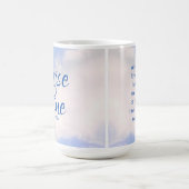 Mug Blue Sky Inspirational Lever et brillant Verse de (Centre)