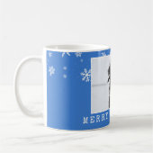 Mug Blue Snowflakes Chien animal de compagnie Photo Jo (Gauche)