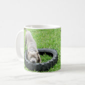 Mug Blue Staffordshire Bull Terrier Temps de jeu (Devant gauche)