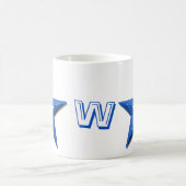 Mug - Blue Stars et Initial (Centre)