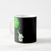 Mug Blue Sunflower Elephan Outdoor Propage Santé menta (Devant gauche)