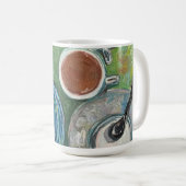 Mug Blue Teapot and Chai Artwork (Devant droit)
