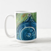 Mug Blue Teapot and Chai Artwork (Gauche)
