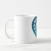 Mug Blue Topaz Gem Heart (Gauche)