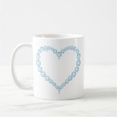 Mug Blue Topaz Gem Heart (Gauche)