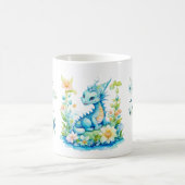 Mug Blue Turquoise Green Dragon Maman À Être (Centre)