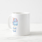 Mug Blue Unicorn Quota d'inspiration (Devant gauche)