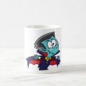 Mug Blue Vampire Boy with Cape Cute Dracula (Centre)