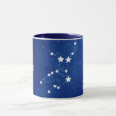 Mug Blue Virgo Personnaliser le nom Birthday Gift Coff (Centre)