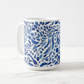 Mug Blue Watercolor Paints (Devant gauche)