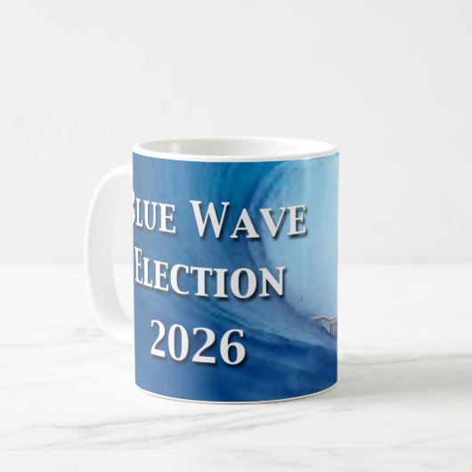 Mug Blue Wave Election 2026 (Devant gauche)