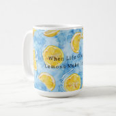 Mug Blue When Life Gives You Lemons Lemonade (Devant gauche)