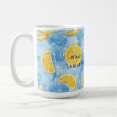 Mug Blue When Life Gives You Lemons Lemonade (Gauche)