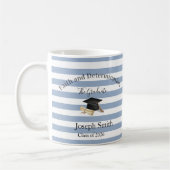 Mug Blue & White Stripe Graduate 2026  (Gauche)