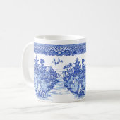 Mug Blue Willow Deer Isle of Animals Classic Fun Art (Devant gauche)