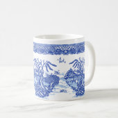 Mug Blue Willow Squirrel Fox Duck Isle of Animaux Amus (Devant droit)