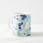 Mug Blueberry Midsummer Rustic Mariage (Devant gauche)