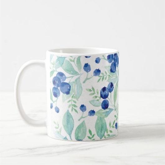 Mug Blueberry Midsummer Rustic Mariage (Gauche)