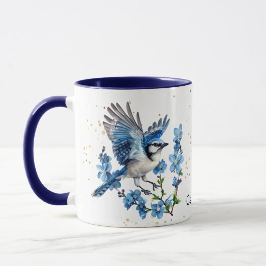 Mug Bluebird dans la nature du printemps (Gauche)
