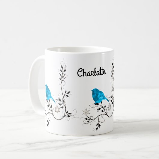 Mug Bluebird de bonheur (Devant gauche)