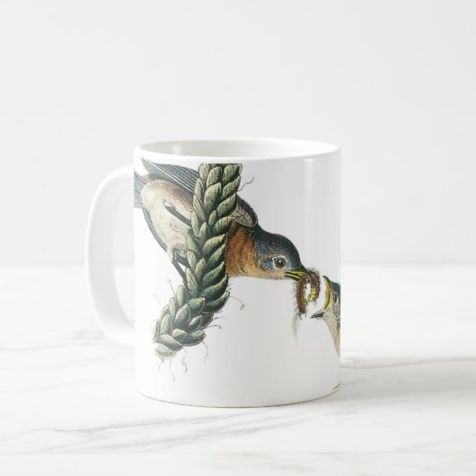 Mug Bluebird de l'Est par Audubon (Devant gauche)