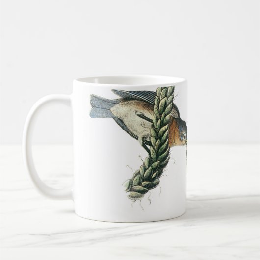 Mug Bluebird de l'Est par Audubon (Gauche)