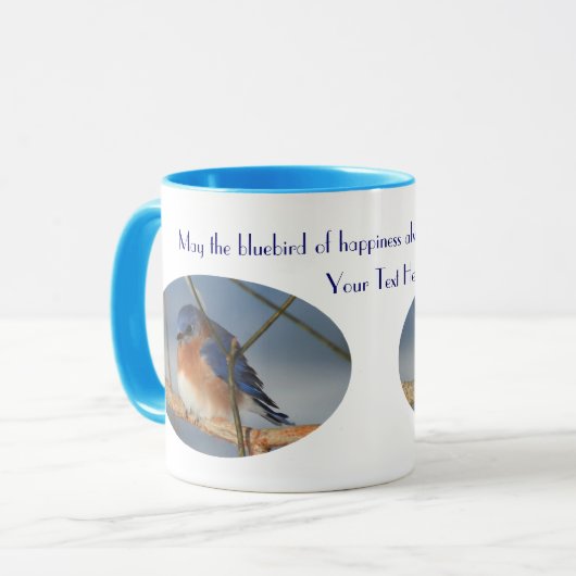 Mug Bluebird Of Happiness Inspiration (Devant gauche)