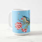 Mug Bluebird on carnations (Devant gauche)