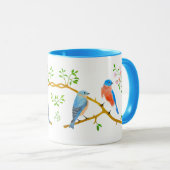 Mug Bluebirds Combo Bleu Clair (Devant droit)