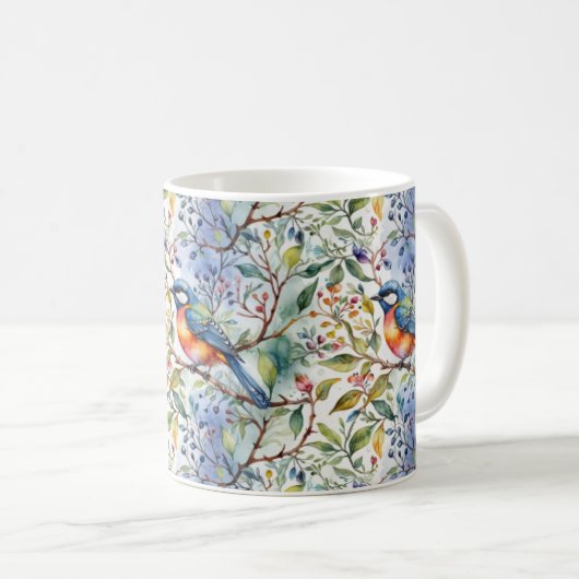 Mug Bluebirds et Berries (Devant droit)