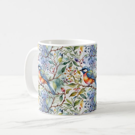 Mug Bluebirds et Berries (Devant gauche)