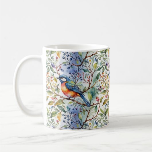 Mug Bluebirds et Berries (Gauche)