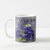 Mug Bluebonnets Blue Flowers Texas texan Floral (Gauche)